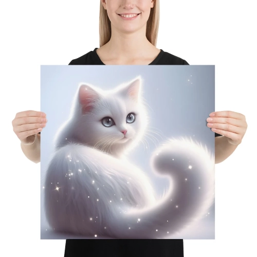 The Great Cat Council - Poster - Glittering Cat